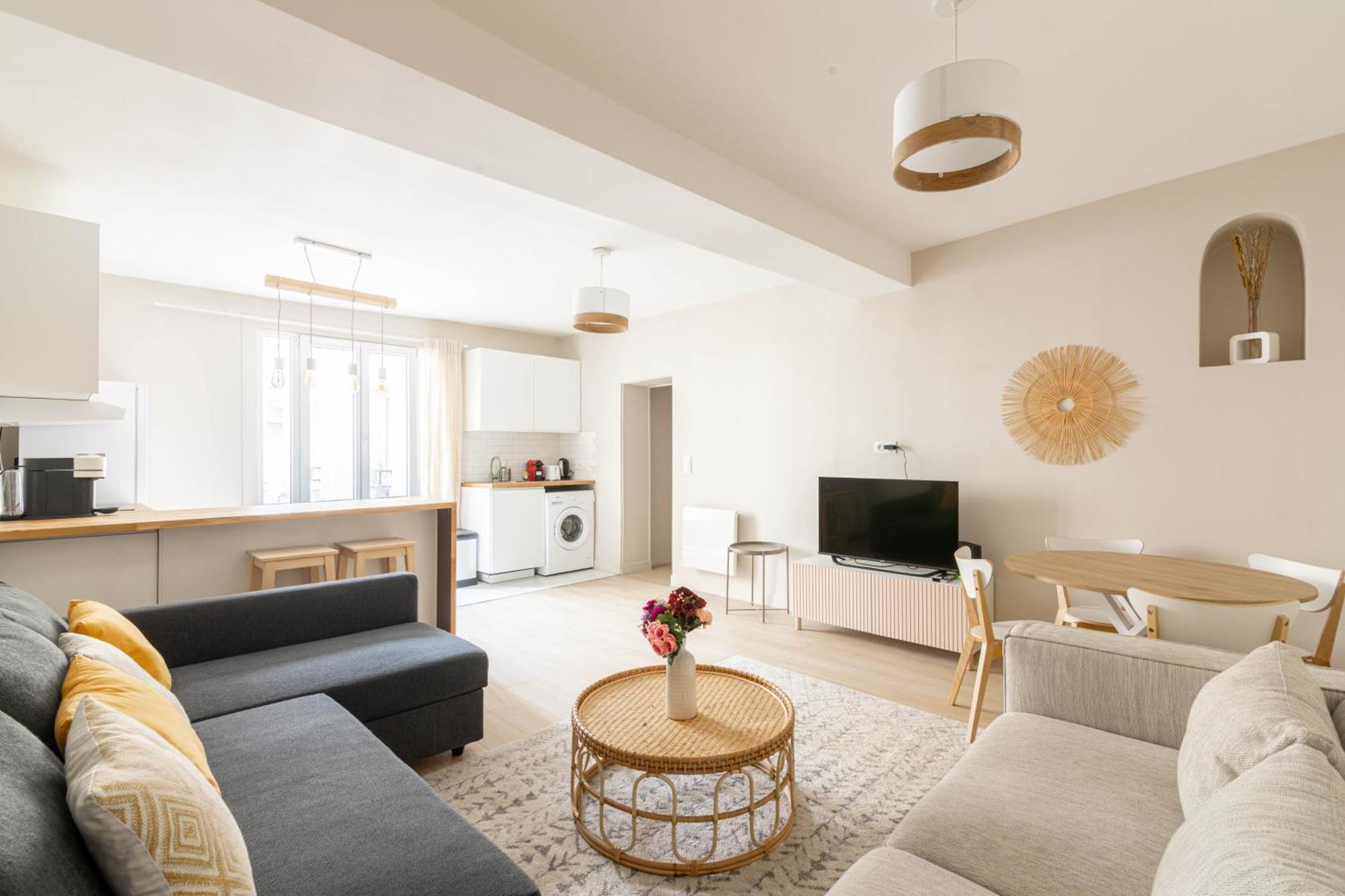 Luxurious 1 Bedroom Quartier De La Bastille Free Netflix Paris Exteriör bild