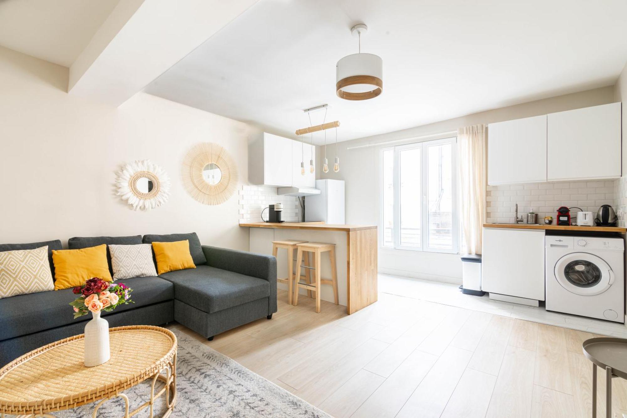 Luxurious 1 Bedroom Quartier De La Bastille Free Netflix Paris Exteriör bild